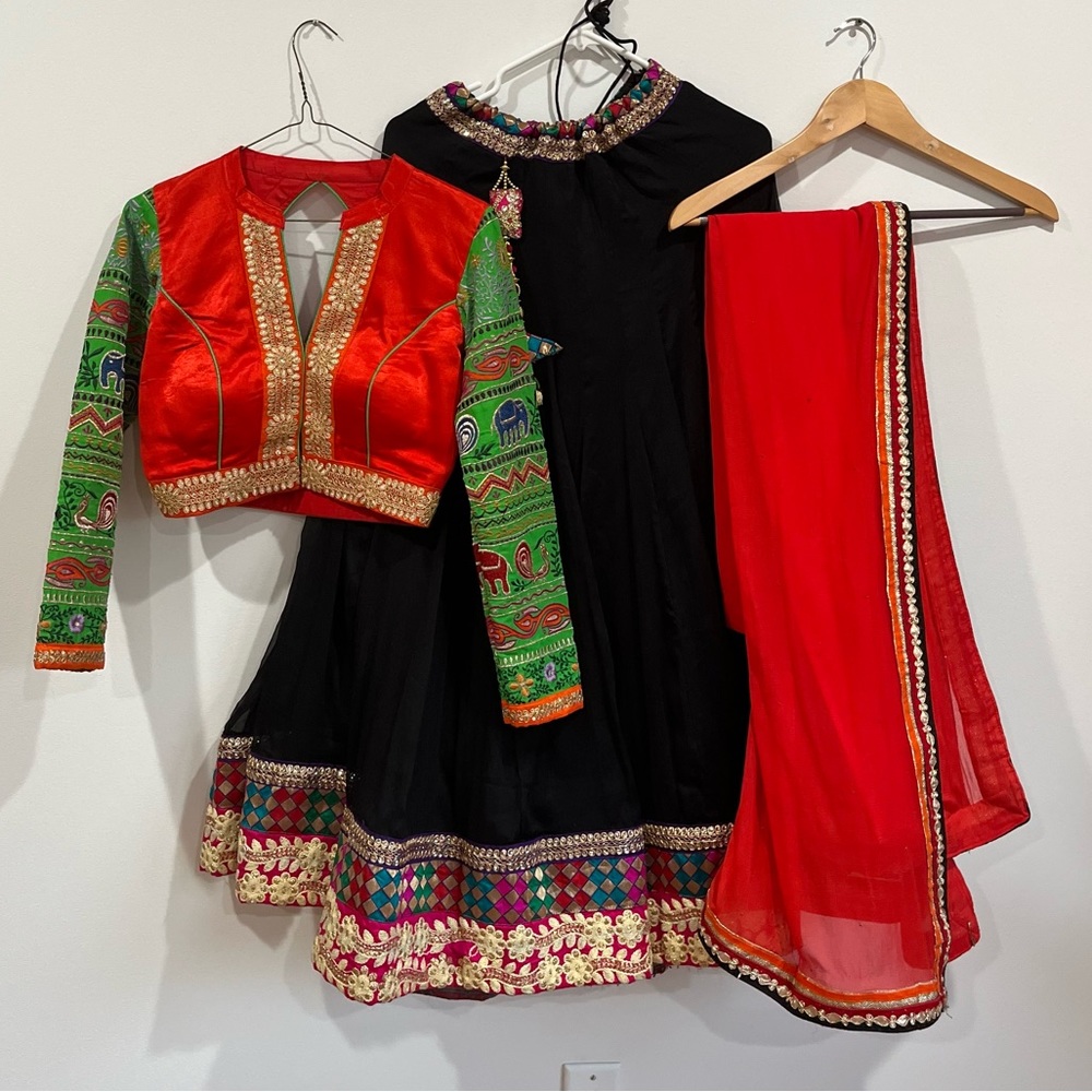 Navratri Chanyia Choli for Garba Indian Lehenga